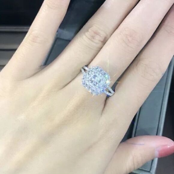 The Yes I Do ring in 925 silver sz 7 - Picture 8 of 12